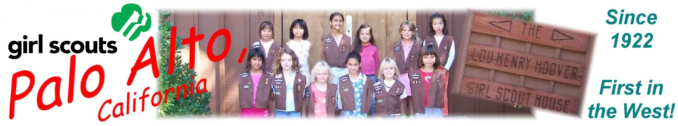 Girl Scouts of Palo Alto Home Page Banner